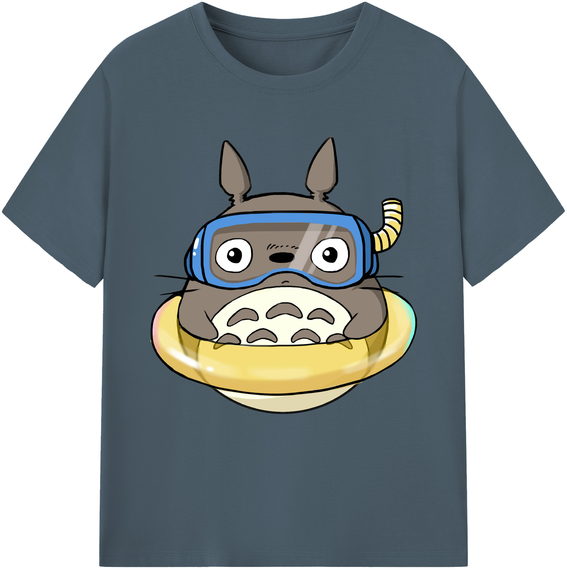 （画像用） となりのトトロ 草壁メイ 草壁サツキ My Neighbor Totoro Satsuki Kusakabe Mei Kusakabe 綿100％半袖Tシャツ（フロントプリント）
